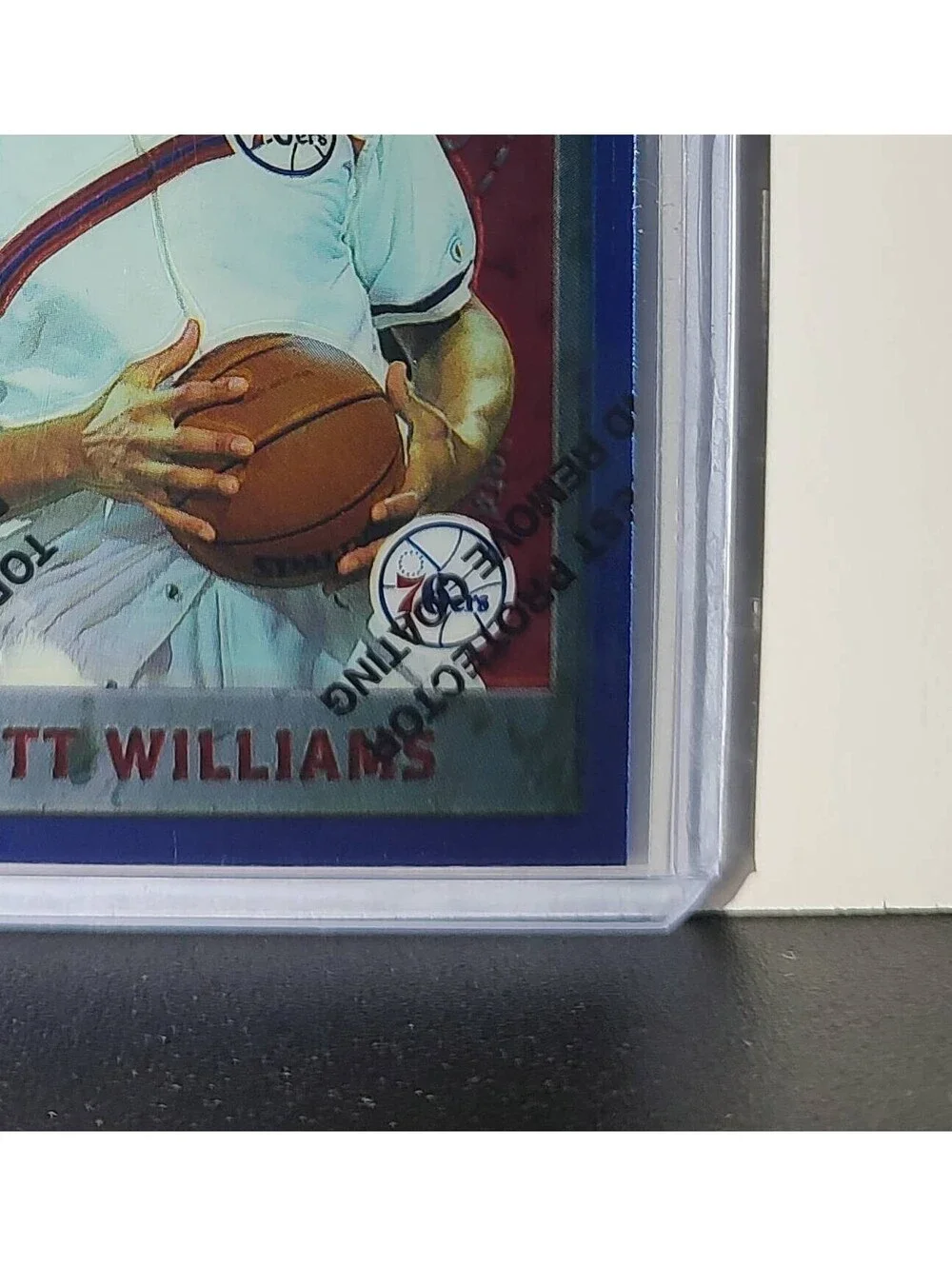 Scott Williams 1995-96 Topps Finest NBA #232 Card 76ers